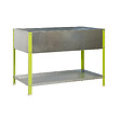 SIMON RACK - SimonRack - Jardinière galva/vert 200L avec étagère - UrbanGarden Top 850x1200x600 Galva Simon Rack - vignette
