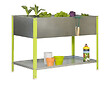SIMON RACK - SimonRack - Jardinière galva/vert 200L avec étagère - UrbanGarden Top 850x1200x600 Galva Simon Rack - vignette