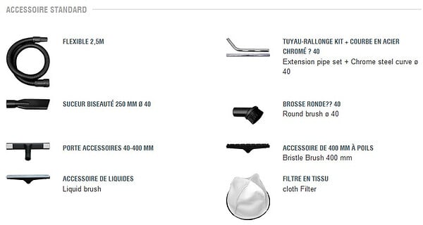 LAVORWASH - Pro - Aspirateur eau et poussières 3 moteurs en inox 3600W 78L 195l/s - WINDY 378 IR Lavor - large