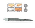 LEMAN - 5 Lame de scie Sabre / 210mm Pas 2,5mm Denture Speciale Menuiserie Leman - vignette