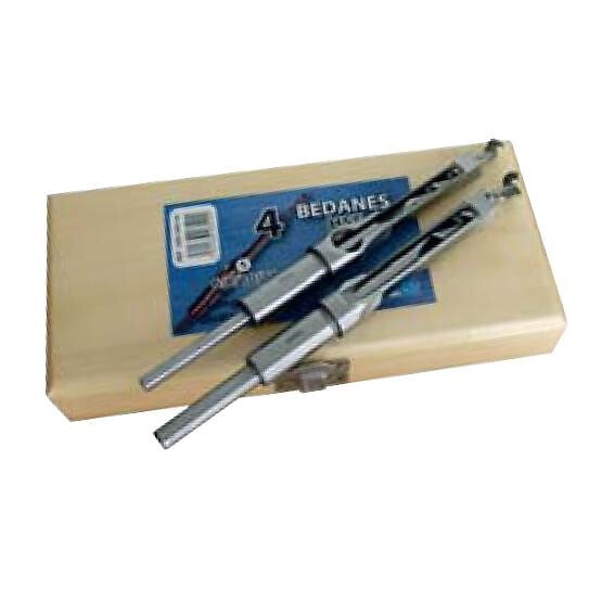 LEMAN - Coffret 4 Bedanes Carres + Meches L.U.70 Queue D.15.9mm Leman - large