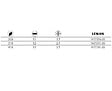 LEMAN - Fer Reversible Acier Black Oxide 410x12x2,7 Centrofix/Centrostar147.541.00 Leman - vignette