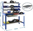 SIMON RACK - SimonRack - Kit Etabli avec tiroir 1445x1210x610mm - BT-1 BOX 1200 BLEU/BOIS Simon Rack - vignette