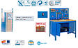 SIMON RACK - SimonRack - Kit Etabli avec un verrou 1440x900x600mm Charge 400 Kg - BT2 LOCKER 900 BLEU SIMONRACK - vignette