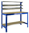 SIMON RACK - SimonRack - Kit Etabli 1440x900x600mm Charge 400Kg -  SIMONWORK BT-1 900 BLEU/BOIS Simon Rack - vignette
