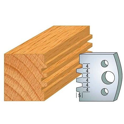 LEMAN - Jeu de 2 fers profilés acier Ht.40 mm N°076 Leman - large