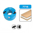 LEMAN - Porte-outils à  profiler / feuillurer diam. 120mm al. 50 Ht. 50mm 123.50.50 Leman - vignette