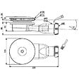 LEMAN - Porte-outils feuillure extensible diam. 160 Al.50 Ht. 30,6/60 z4+V4 coupe biaise 951.9.160.51.36 Leman - vignette
