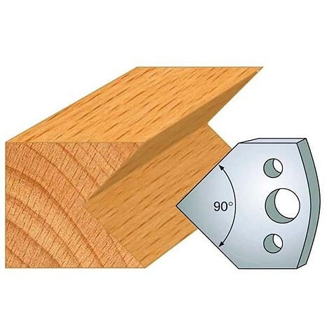 LEMAN - Jeu de 2 fers profilés acier Ht.40 mm N°127 Leman - large