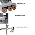 LEMAN - Entraineur Monophase 3 Rouleaux D.80mm  Bras de 610mm Leman - vignette