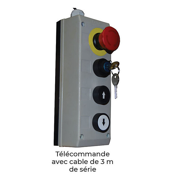STOCKMAN - Table élévatrice électrique économique 380V 0,75kW capacité 2000 kg plateforme 1300 x 800 mm HWLC2000 Stockman - large