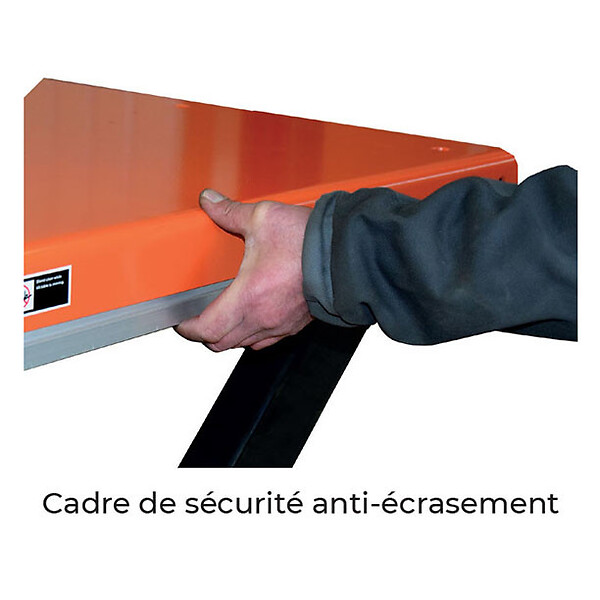 STOCKMAN - Table élévatrice électrique économique 380V 0,75kW capacité 2000 kg plateforme 1300 x 800 mm HWLC2000 Stockman - large