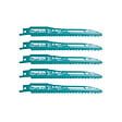MAKITA - Lot de 5 Lames de scie sabre Super Express MAKITA B-05038 pour métal et acier - vignette