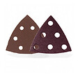 LEMAN - 50 feuilles abrasives Delta triangle 6 trous 95x95x95mm Grain 180 Leman - vignette