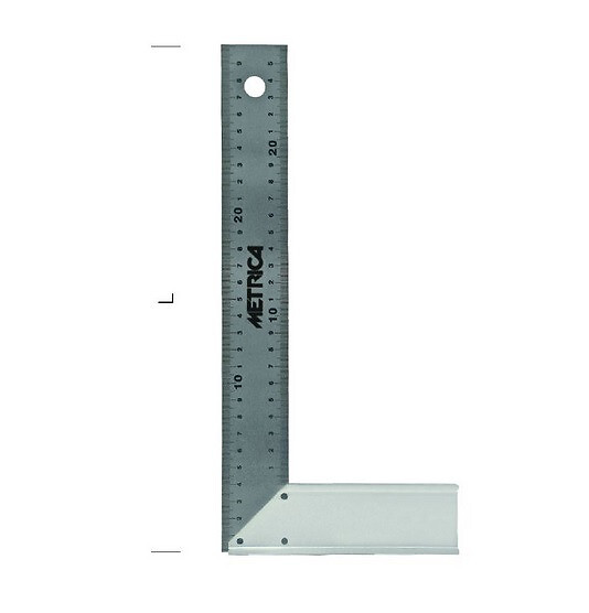 METRICA - Equerre de charpentier en inox 400 mm 29221 Metrica - large