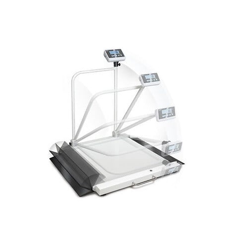 KERN SOHN - Kern - Plateforme de pesée pour chaise roulante MWA 880x840mm portée 300 kg + barre de retenue + rampes d'accès - MWA 300K-1PM Kern sohn - large