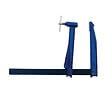 LEMAN - Lot de 2 Serre-joint à pompe saillie large 40x10 500mm Leman - vignette