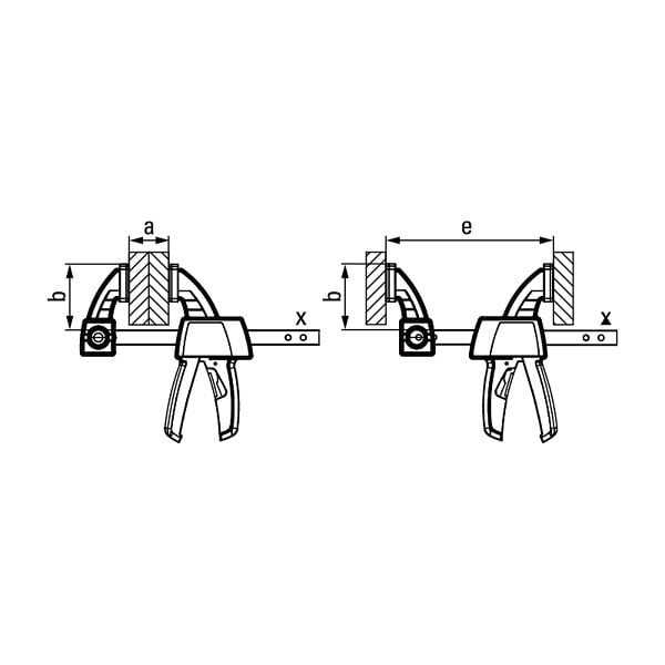 BESSEY SER - Serre joint une main Bessey Ser EZS458 - large