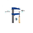 PIHER - Serre-joint EM-30 30x8mm serrage 30 cm 41030 Piher - vignette