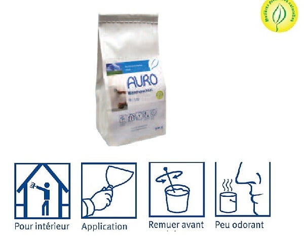 AURORA - Enduit de rebouchage pour Murs intérieurs 0.5 Kg N°329 Auro - large