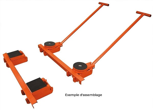 STOCKMAN - Kit roulage 2T complet et pratique avec platines pivotantes SK20 Stockman - large