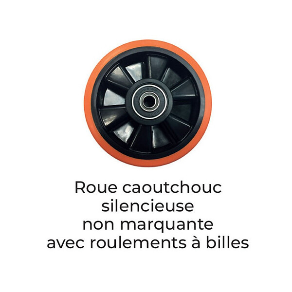 STOCKMAN - Plateau roulant acier laqué 910x610mm 300kg PA30 Stockman - large
