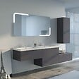 DISTRIBAIN - Meuble de salle de bain BELLISSIMO Gris Anthracite - vignette