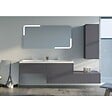 DISTRIBAIN - Meuble de salle de bain BELLISSIMO Gris Anthracite - vignette