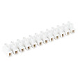 BATILEC - Batilec- Barrette de connexion  6 mm²  12 plots - Blanc - vignette