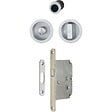 HOPPE - SET  POUR PORTE COULISSANTE F94 CHR SAT A COND - vignette