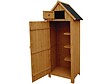 HABITAT ET JARDIN - Armoire de jardin "Cabanon" - 77 x 54.5 x 179 cm - Marron - vignette