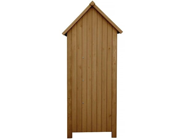 HABITAT ET JARDIN - Armoire de jardin "Cabanon" - 77 x 54.5 x 179 cm - Marron - large
