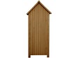 HABITAT ET JARDIN - Armoire de jardin "Cabanon" - 77 x 54.5 x 179 cm - Marron - vignette