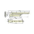 DORMA - Fermeporte ITS 96 force 36 fourni sans bras - vignette