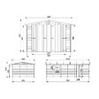 TIMBELA - TIMBELA M102 - GARAGE en bois Naturel - H222xL616xl324 cm / 18 m² - vignette