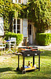 Barbecue charbon bois grilles 134x49.5x93.5cm - vignette