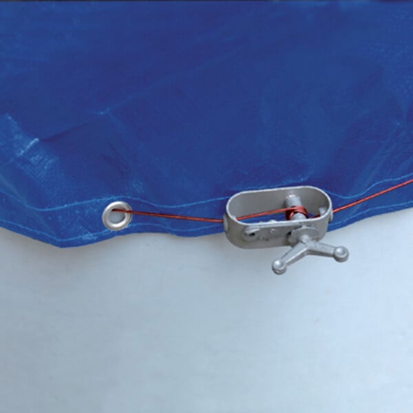 RIBITECH - bâche de protection pour piscines rondes 620cm bleue - prbp140r62 - large