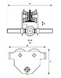 STOCKMAN - Chariot porte palan manuel mise en place rapide 1T 58-220mm PT10-A Stockman - vignette