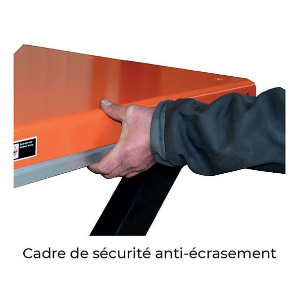 STOCKMAN - Table élévatrice électrique plateau en U économique 380V capacité 1000 kg HULC1000/380V Stockman - large