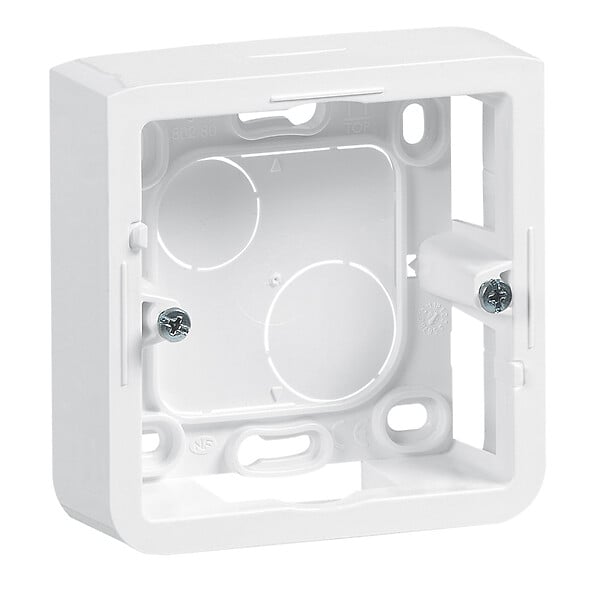 LEGRAND - Cadre Mosaic 2 modules saillie - Blanc - profondeur 30mm - large