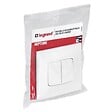 LEGRAND - Double interrupteur va-et-vient Neptune 10A - Blanc - vignette
