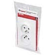LEGRAND - Double prise de courant avec terre PVC Neptune Blanc 16A - vignette