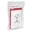 LEGRAND - Double prise de courant avec terre PVC Neptune Blanc 16A - vignette