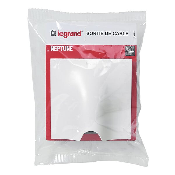 LEGRAND - Sortie de câble Neptune - blanc - large