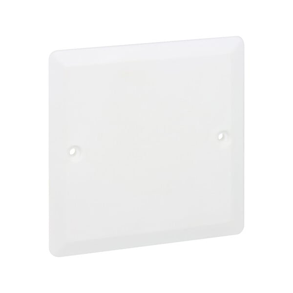 LEGRAND - Couvercle Batibox maçonnerie 80x80mm plastique Blanc - large