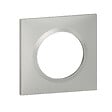 LEGRAND - Plaque de finition carrée Dooxie 1 poste Aluminium - vignette