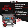 BRICK - Groupe électrogène max 6000W avec roues et prise triphasée - vignette