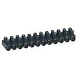 LEGRAND - Borne de raccordement Nylbloc 12 plots - 6mm² - Noir - 41A - vignette