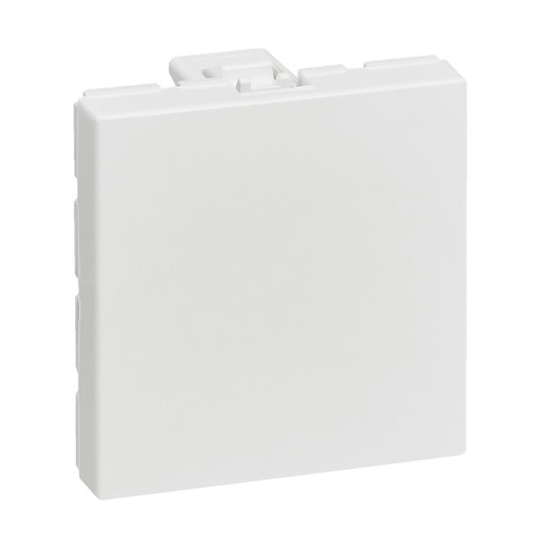 LEGRAND - Obturateur mural Mosaic blanc - 2 modules - large