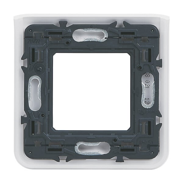 LEGRAND - Plaque Mosaic à vis - Plastique - Blanc - 2 modules - large